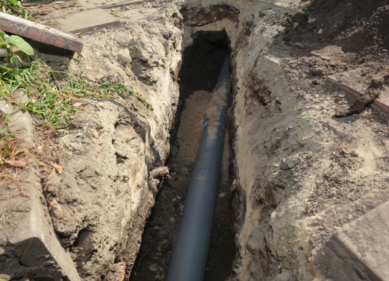 Drainage Trench Installation